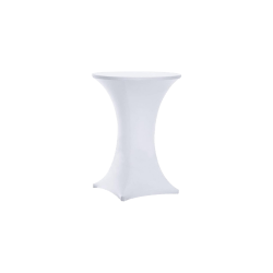 White Cocktail Spandex Tablecloth