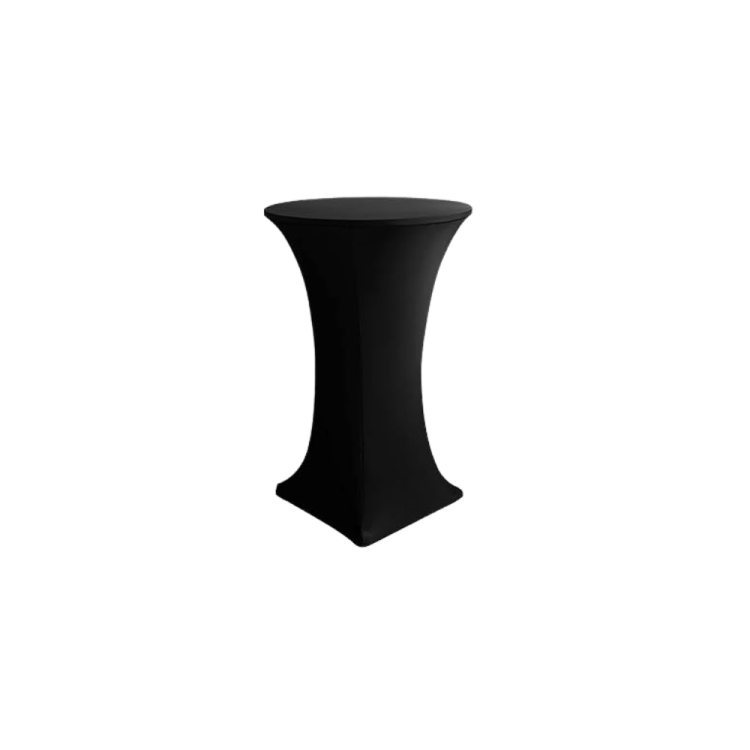 Black Cocktail Spandex Tablecloth